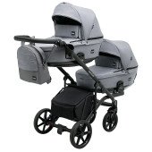 Коляска 2 в 1 для двійні Bair Kiwi DUO Soft BKP-218 сірий Коляска 2 в 1 для двійні Bair Kiwi DUO Soft BKP-218 сірий