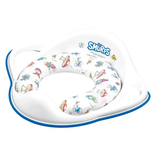 Накладка на унітаз м'яка Maltex The Smurfs Padded toilet trainer seat 1414_37 white (білий) Накладка на унітаз м'яка Maltex The Smurfs Padded toilet trainer seat 1414_37 white (білий)