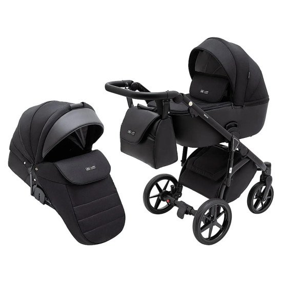 Коляска универсальная 2 в 1 Adamex Nola PS-37 черный