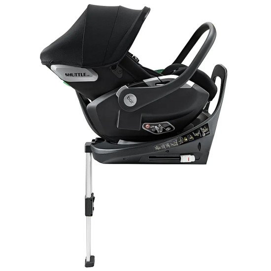 Автокресло Bair Shuttle with Relax Base 360 i-size Iso-fix SRB-01 total black Автокресло Bair Shuttle with Relax Base 360 i-size Iso-fix SRB-01 total black