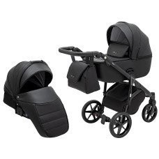 Коляска 2 в 1 Adamex Nola Eco SA-2 черный