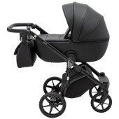 Коляска универсальная 2 в 1 Adamex Nola Eco SA-2 черный