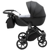 Коляска универсальная 2 в 1 Adamex Nola Eco SA-2 черный