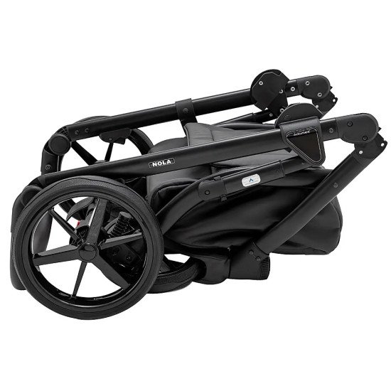 Коляска универсальная 2 в 1 Adamex Nola Eco SA-2 черный