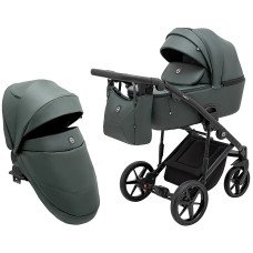 Коляска 2 в 1 Adamex Mobi Air Thermo New ECO SA-29 темно-зеленый Коляска 2 в 1 Adamex Mobi Air Thermo New ECO SA-29 темно-зеленый