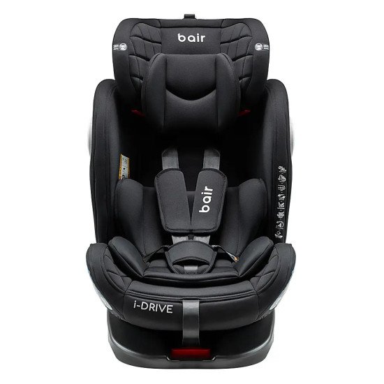 Автокресло Bair i-Drive 360 Iso-fix TB-01 total black Автокресло Bair i-Drive 360 Iso-fix TB-01 total black