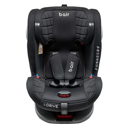 Автокресло Bair i-Drive 360 Iso-fix TB-01 total black Автокресло Bair i-Drive 360 Iso-fix TB-01 total black