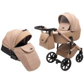 Коляска универсальная 2 в 1 Adamex Nola Natura 5 camel