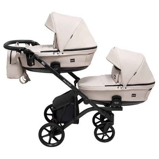 Коляска 2 в 1 для двійні Bair Kiwi DUO ECO BKD-33-1 капучино Коляска 2 в 1 для двійні Bair Kiwi DUO ECO BKD-33-1 капучино