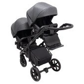 Коляска 2 в 1 для двійні Bair Kiwi DUO Soft BKD-219-1 графіт Коляска 2 в 1 для двійні Bair Kiwi DUO Soft BKD-219-1 графіт