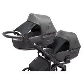Коляска 2 в 1 для двійні Bair Kiwi DUO Soft BKD-219-1 графіт Коляска 2 в 1 для двійні Bair Kiwi DUO Soft BKD-219-1 графіт
