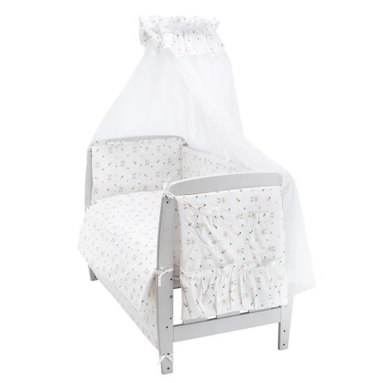 Дитяча постіль Babyroom Gold RG-08 білий (кролики з морквою)
