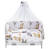 Детская постель Babyroom Gold RG-08 белый (сафари) Детская постель Babyroom Gold RG-08 белый (сафари)