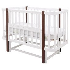Кровать Babyroom Місяць LU-2 маятник белый / венге