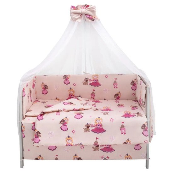 Дитяча постіль Babyroom Gold RG-08 бежевий (принцеса з собачкою) Дитяча постіль Babyroom Gold RG-08 бежевий (принцеса з собачкою)