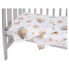 Сменный комплект Babyroom Gold RG-08 белый (мишки на луне)