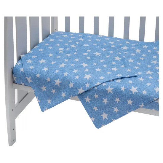 Сменный комплект Babyroom Gold RG-08 синий (белые звездочки)