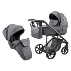 Коляска 2 в 1 Adamex Dolce Eco SA-5 графит