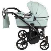 Коляска 2 в 1 для двійні Adamex Leo Duo Eco SA-20 нефрит Коляска 2 в 1 для двійні Adamex Leo Duo Eco SA-20 нефрит