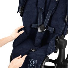 Чохол тканинний для прогулянкового блоку Priam Rebellious Luxury з сумкою Чохол тканинний для прогулянкового блоку Priam Rebellious Luxury з сумкою