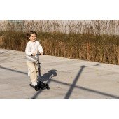 Самокат триколісний дитячий з LED підсвіткою колес та платформи Future Eco Purple