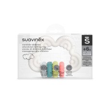 Прорізувач силіконовий з бряскальцем STEP 3/мультиколір