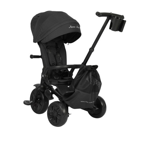 Велосипед складаний триколісний дитячий Nova Max Black