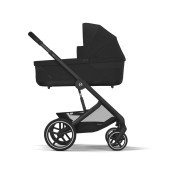 Коляска Balios S Lux BLK Moon Black (з бампером) Коляска Balios S Lux BLK Moon Black (з бампером)