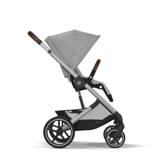 Коляска Balios S Lux SLV Stone Grey (з бампером)