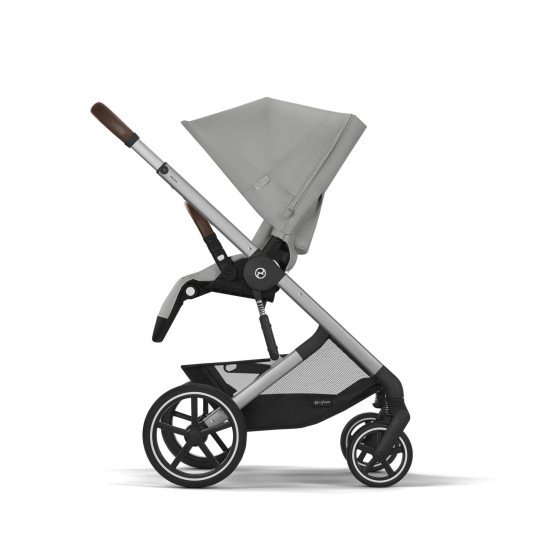 Коляска Balios S Lux SLV Stone Grey (з бампером)