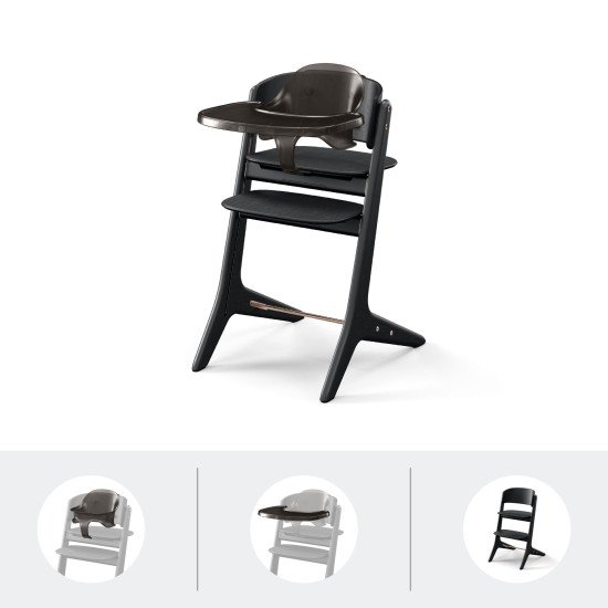 Стілець Lemo Platinum 3в1 Black Wood