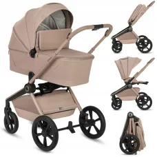 Коляска універсальна 3 в 1 Lionelo Freya Beige Sand Коляска універсальна 3 в 1 Lionelo Freya Beige Sand