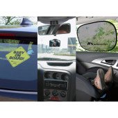 Набор для безопасной поездки BEBE CONFORT (дзеркало, стікер, шторка)