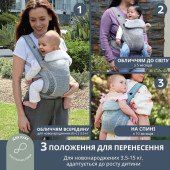 Рюкзак-переноска DreamBaby Inspire Grey Рюкзак-переноска DreamBaby Inspire Grey