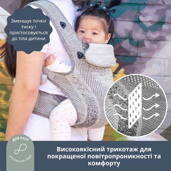 Рюкзак-переноска DreamBaby Inspire Grey Рюкзак-переноска DreamBaby Inspire Grey