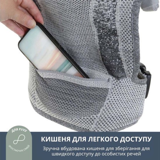 Рюкзак-переноска DreamBaby Inspire Grey Рюкзак-переноска DreamBaby Inspire Grey