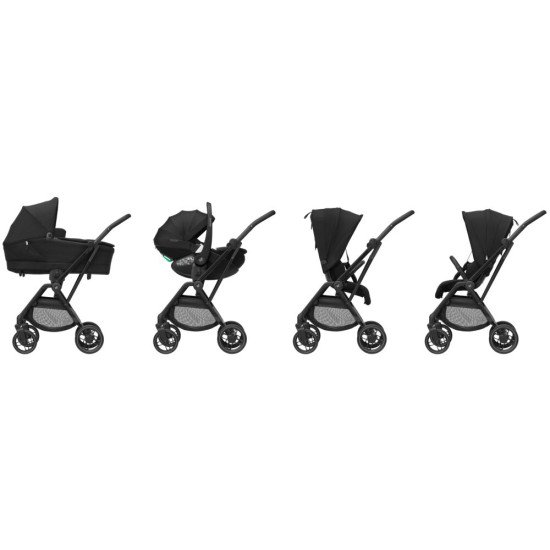 Коляска прогулочная MAXI-COSI Leona2 Twillic Black Коляска прогулочная MAXI-COSI Leona2 Twillic Black