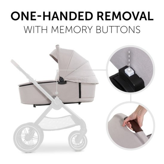 Коляска универсальная 2 в 1 Hauck Walk N Care Beige Коляска универсальная 2 в 1 Hauck Walk N Care Beige