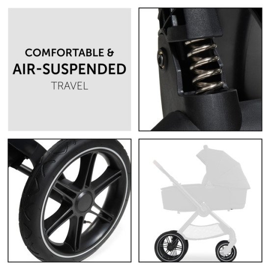 Коляска универсальная 2 в 1 Hauck Walk N Care Air Dark Grey Коляска универсальная 2 в 1 Hauck Walk N Care Air Dark Grey
