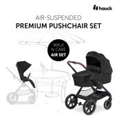 Коляска универсальная 2 в 1 Hauck Walk N Care Air Dark Grey Коляска универсальная 2 в 1 Hauck Walk N Care Air Dark Grey