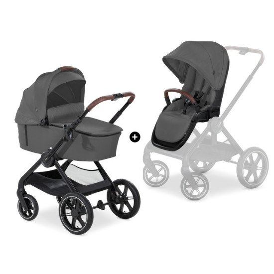 Коляска универсальная 2 в 1 Hauck Walk N Care Air Dark Grey Коляска универсальная 2 в 1 Hauck Walk N Care Air Dark Grey