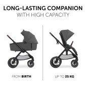 Коляска универсальная 2 в 1 Hauck Walk N Care Air Dark Grey Коляска универсальная 2 в 1 Hauck Walk N Care Air Dark Grey