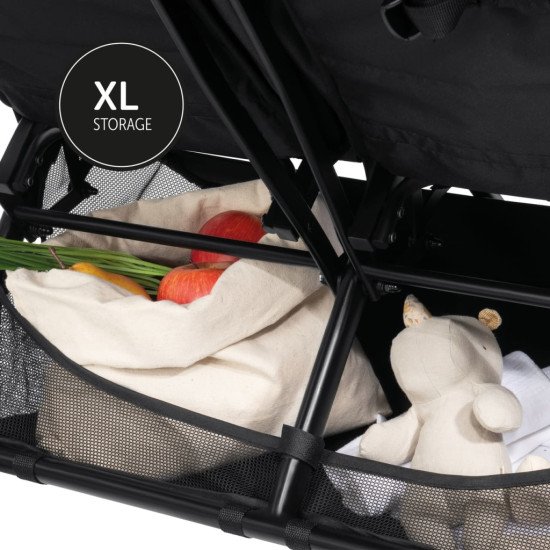 Коляска прогулянкова для двійні Hauck Swift X Duo Black