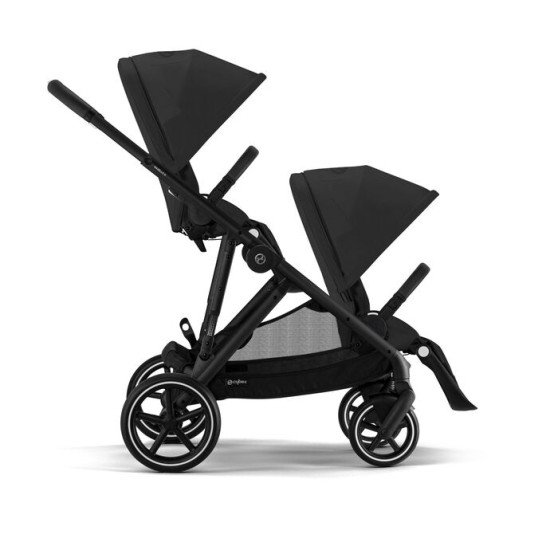 Коляска прогулочная для двойни Cybex Gazelle S BLK Moon Black Коляска прогулочная для двойни Cybex Gazelle S BLK Moon Black