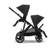 Коляска прогулочная для двойни Cybex Gazelle S BLK Moon Black Коляска прогулочная для двойни Cybex Gazelle S BLK Moon Black