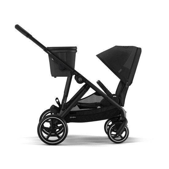 Коляска прогулочная для двойни Cybex Gazelle S BLK Moon Black Коляска прогулочная для двойни Cybex Gazelle S BLK Moon Black