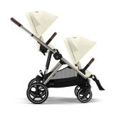Коляска універсальна для двійні 2 в 1 Cybex Gazelle S TPE Seashell Beige Коляска універсальна для двійні 2 в 1 Cybex Gazelle S TPE Seashell Beige