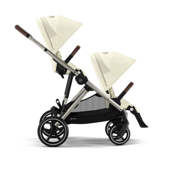 Коляска універсальна для двійні 2 в 1 Cybex Gazelle S TPE Seashell Beige Коляска універсальна для двійні 2 в 1 Cybex Gazelle S TPE Seashell Beige