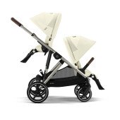 Коляска універсальна для двійні 2 в 1 Cybex Gazelle S TPE Seashell Beige Коляска універсальна для двійні 2 в 1 Cybex Gazelle S TPE Seashell Beige