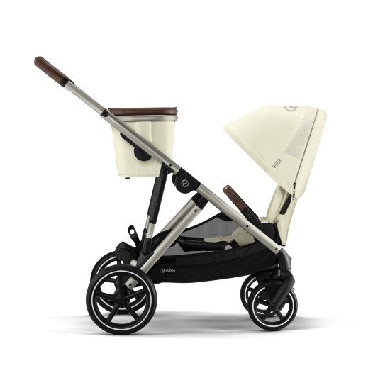 Коляска універсальна для двійні 2 в 1 Cybex Gazelle S TPE Seashell Beige Коляска універсальна для двійні 2 в 1 Cybex Gazelle S TPE Seashell Beige